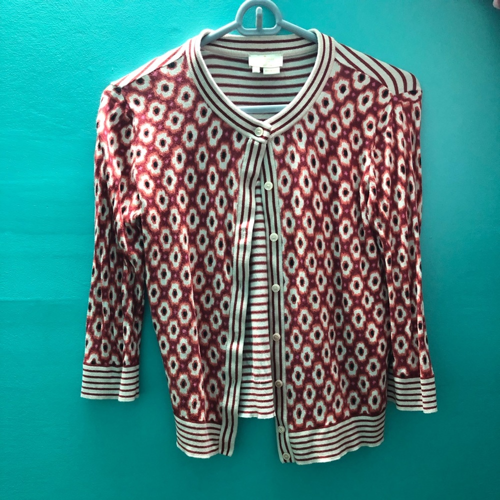 Kate Spade New York Floral Cardigan Size XS